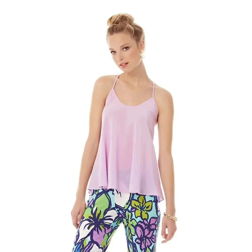 Lilly Pulitzer Maisy Top XS Purple Sleeveless Camisole Tank Women’s‎ Casual